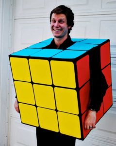 Rubik's Cube Halloween Custom